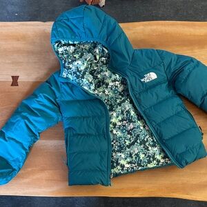 The North Face Kids Blue Puffer Jacket
